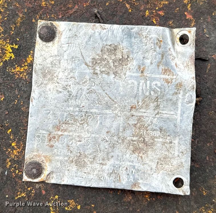 image for item NF9443 DRH Johnson  crane block