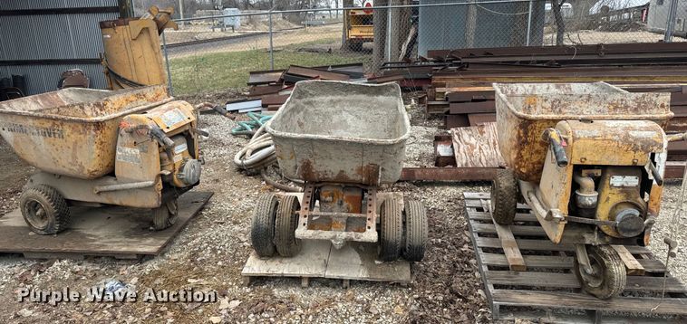 image for item NF9448 (3) Prime Mover concrete buggies 
