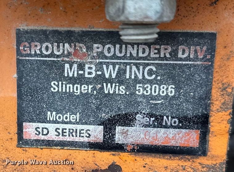 image for item NF9449 Ground Pounder walk behind compactor 