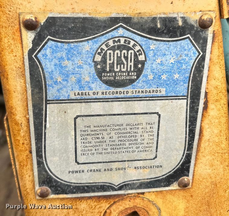 image for item NF9457 1966 Bucyrus Erie 30-B HD crane