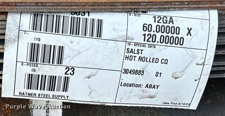 image for item NH9005 (203) steel plates