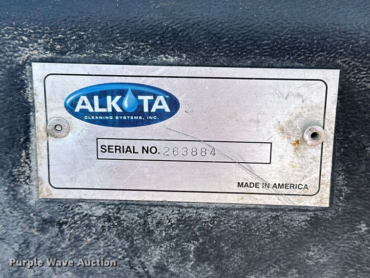 image for item NJ9472 Alkota 523x4 hot pressure washer