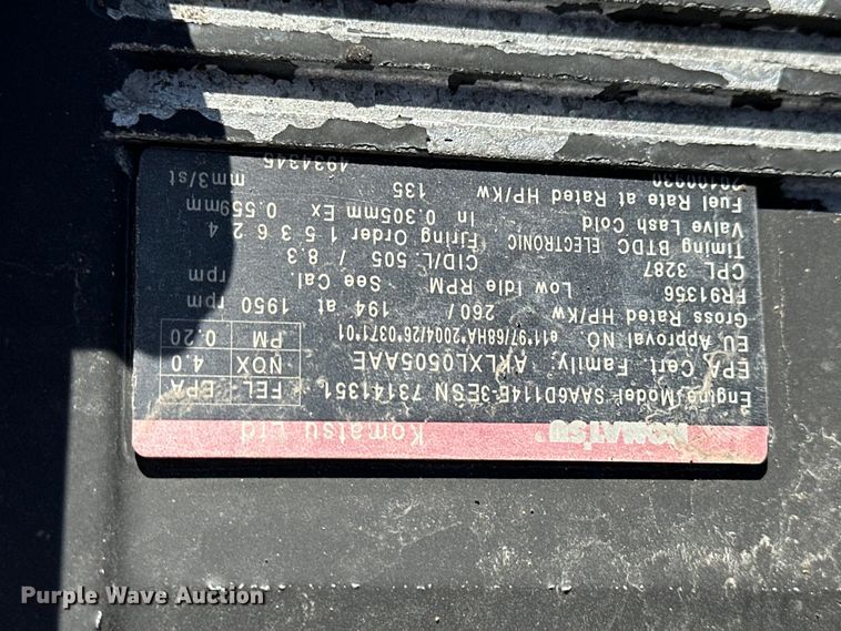 image for item NJ9476 2010 Komatsu PC350LC-8 excavator