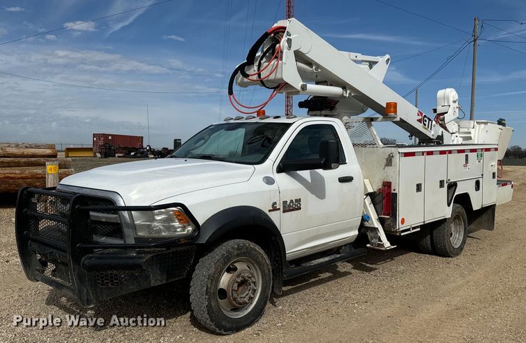 image for item NS9519 2017 Dodge Ram 5500HD bucket truck