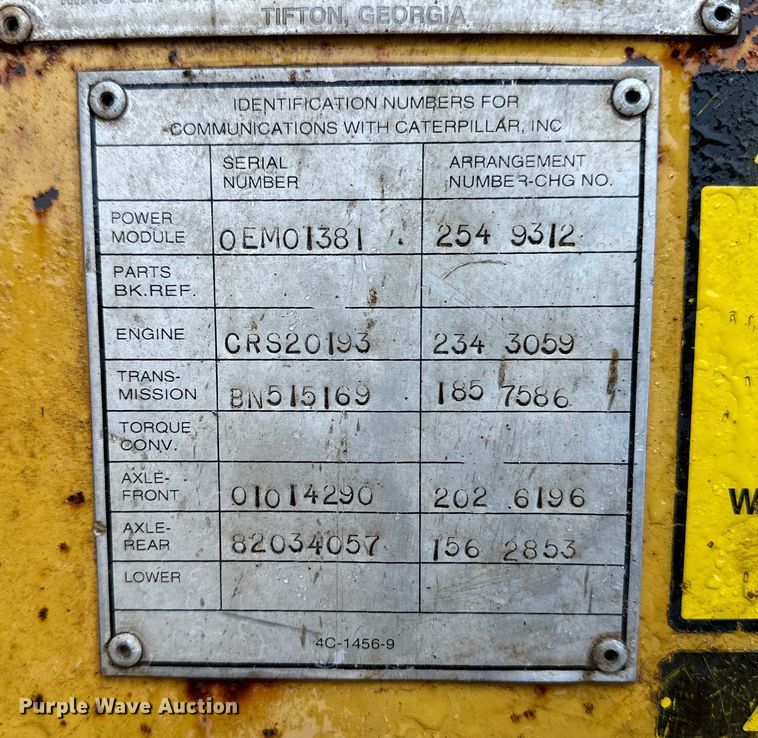 image for item OA9664 2005 Mastercraft C-06-1306 forklift