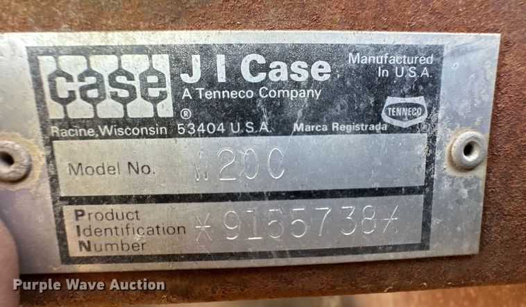 image for item OA9745 1984 Case W20C wheel loader