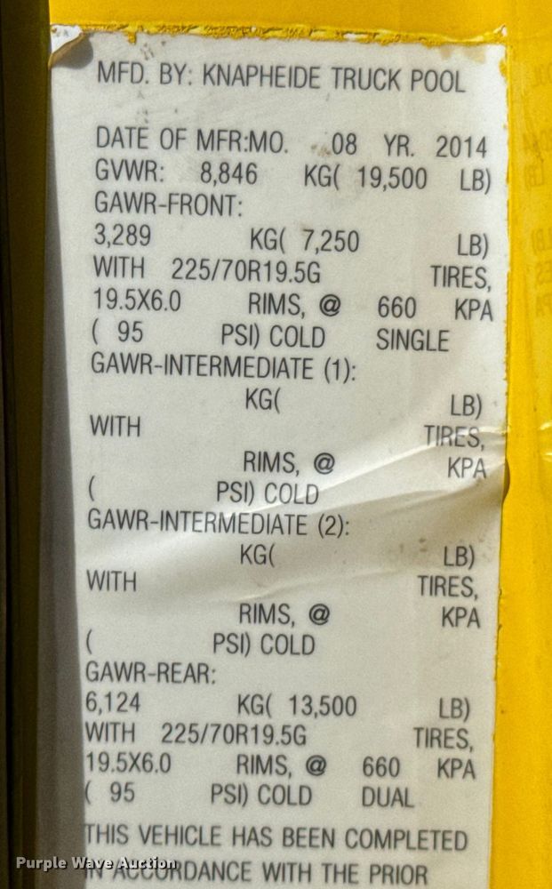 image for item OJ9661 2014 Dodge Ram 5500 bucket truck