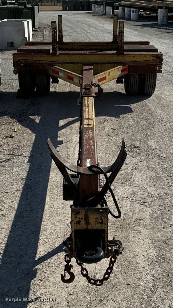 image for item OJ9666 1989 Shop built pole trailer
