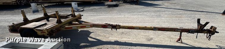image for item OJ9666 1989 Shop built pole trailer