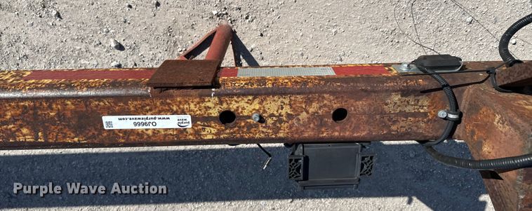 image for item OJ9666 1989 Shop built pole trailer