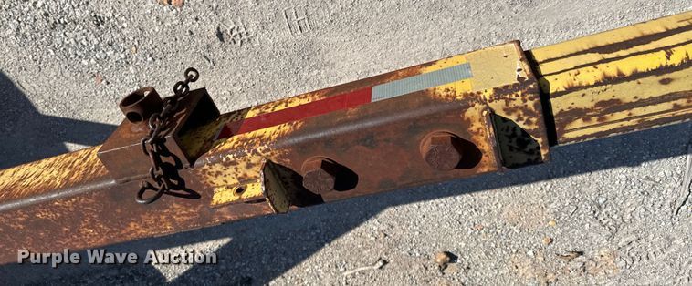 image for item OJ9666 1989 Shop built pole trailer