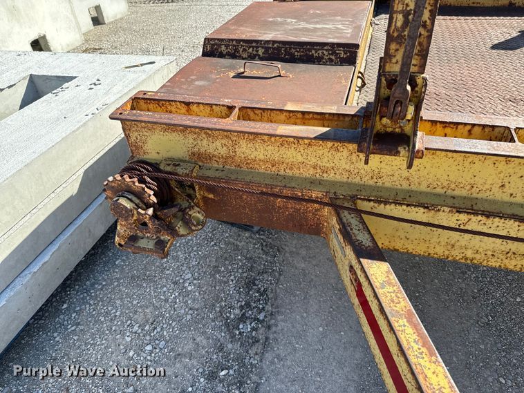 image for item OJ9666 1989 Shop built pole trailer