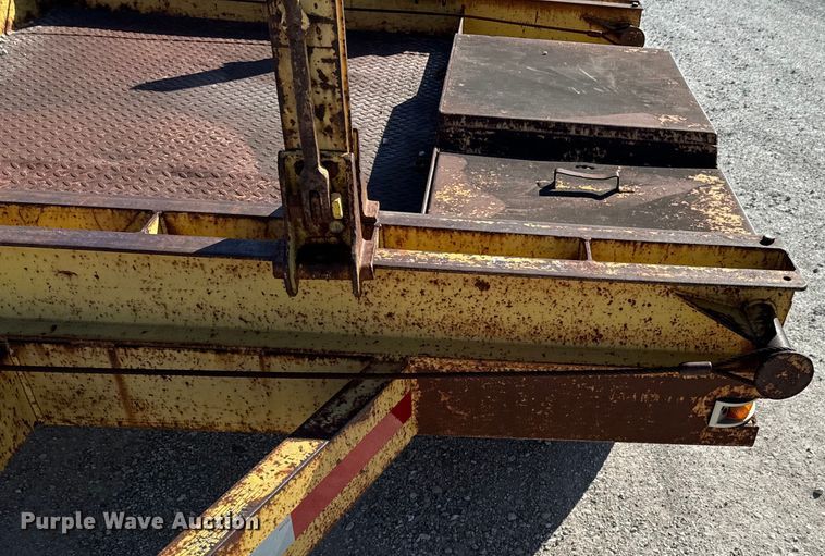 image for item OJ9666 1989 Shop built pole trailer