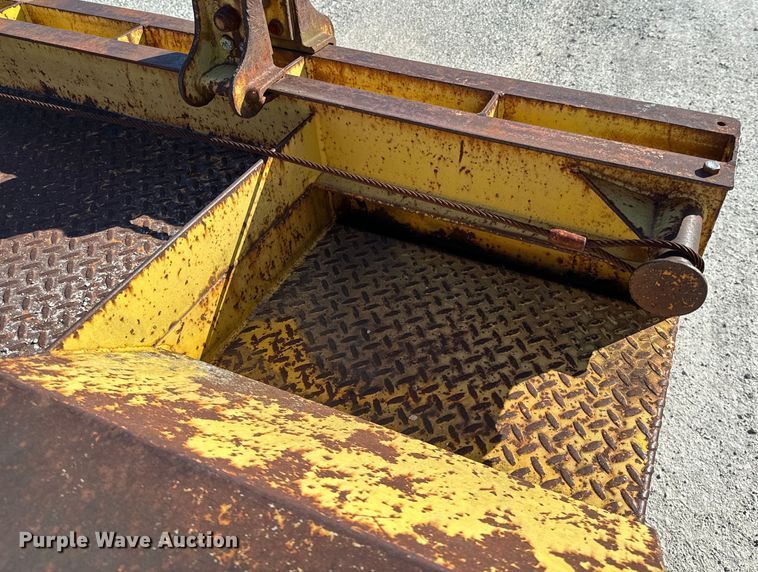 image for item OJ9666 1989 Shop built pole trailer