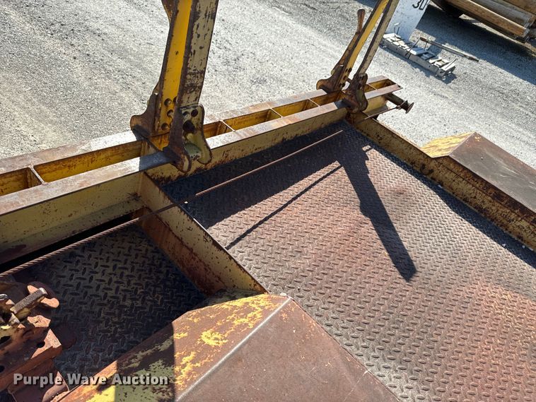 image for item OJ9666 1989 Shop built pole trailer