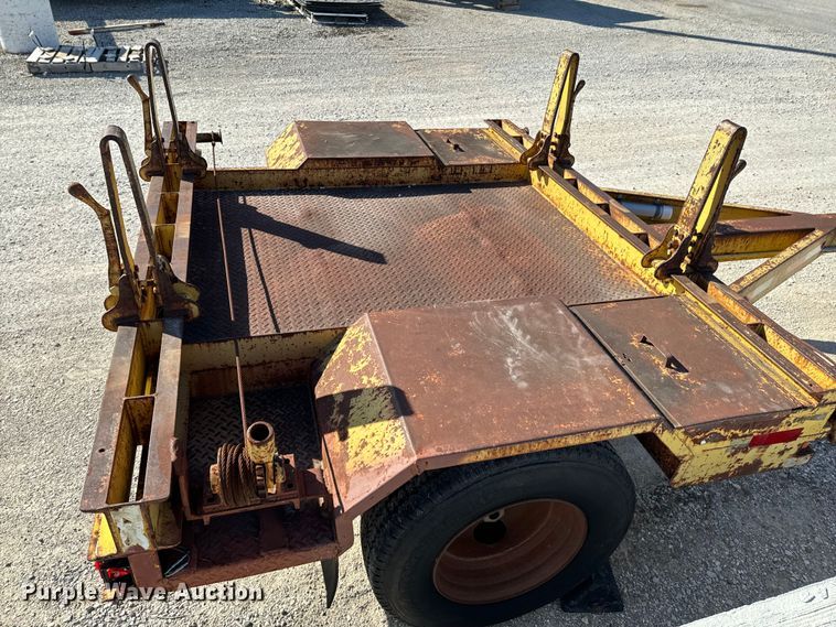 image for item OJ9666 1989 Shop built pole trailer