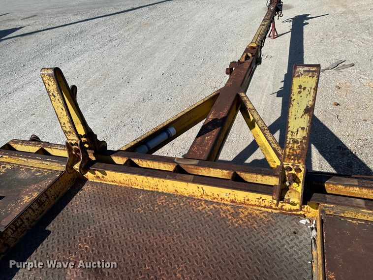 image for item OJ9666 1989 Shop built pole trailer