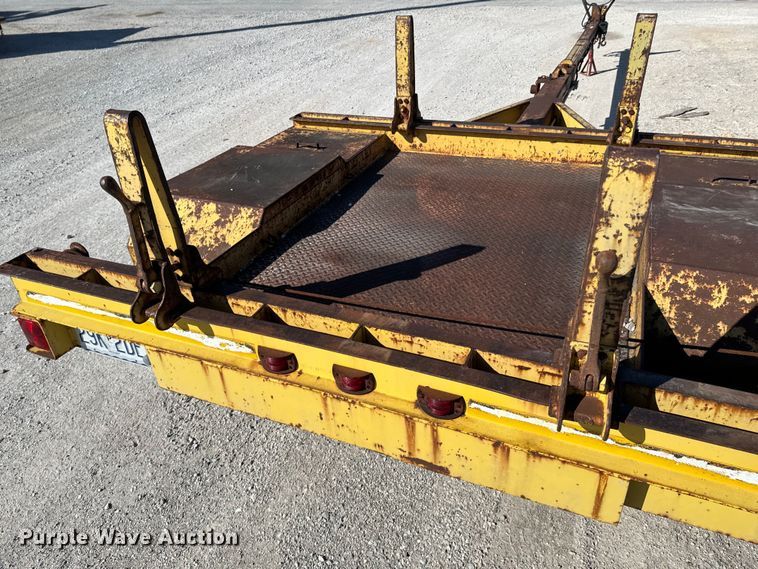 image for item OJ9666 1989 Shop built pole trailer