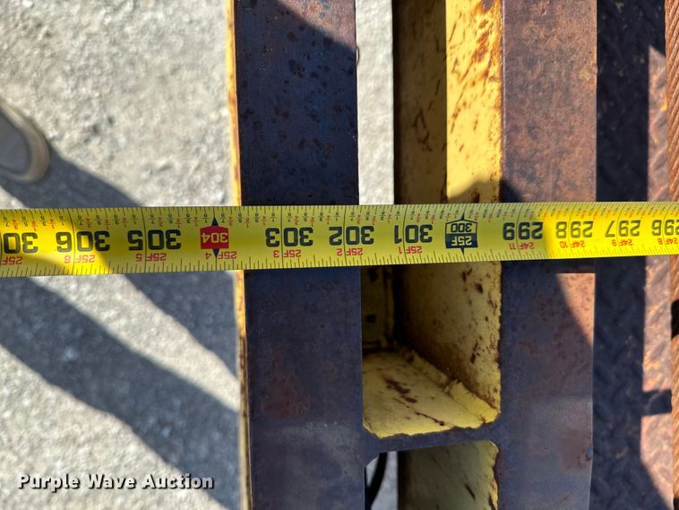 image for item OJ9666 1989 Shop built pole trailer