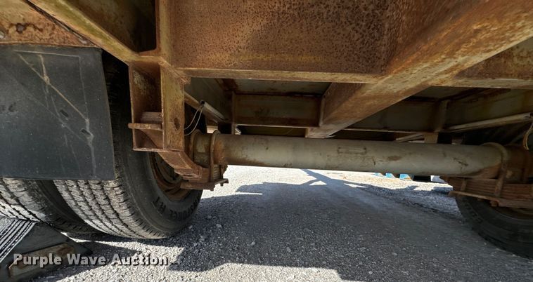 image for item OJ9666 1989 Shop built pole trailer