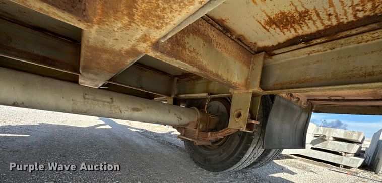 image for item OJ9666 1989 Shop built pole trailer