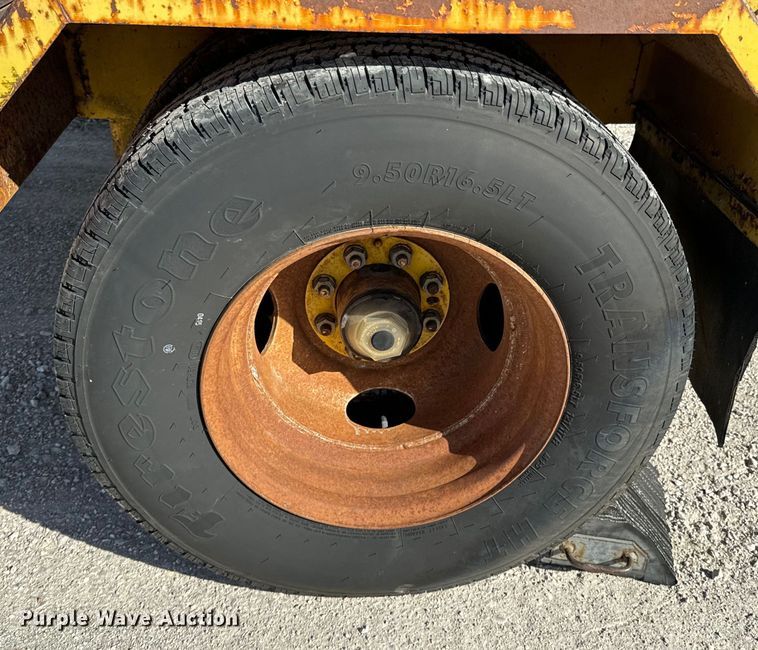 image for item OJ9666 1989 Shop built pole trailer