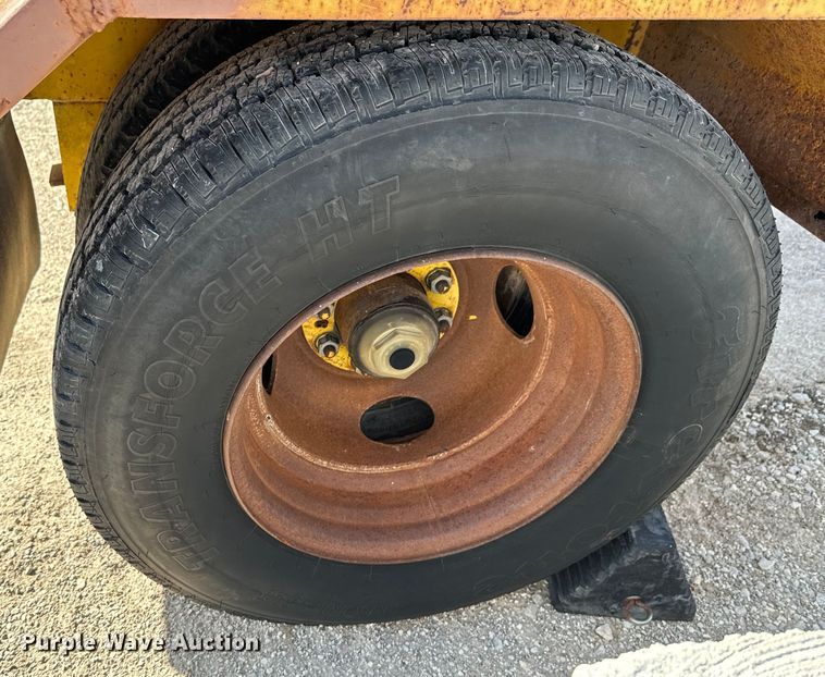 image for item OJ9666 1989 Shop built pole trailer