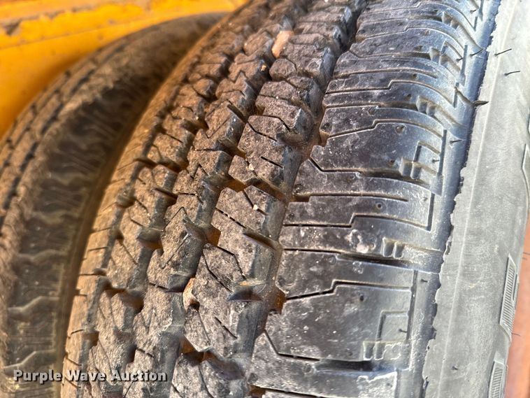 image for item OJ9666 1989 Shop built pole trailer