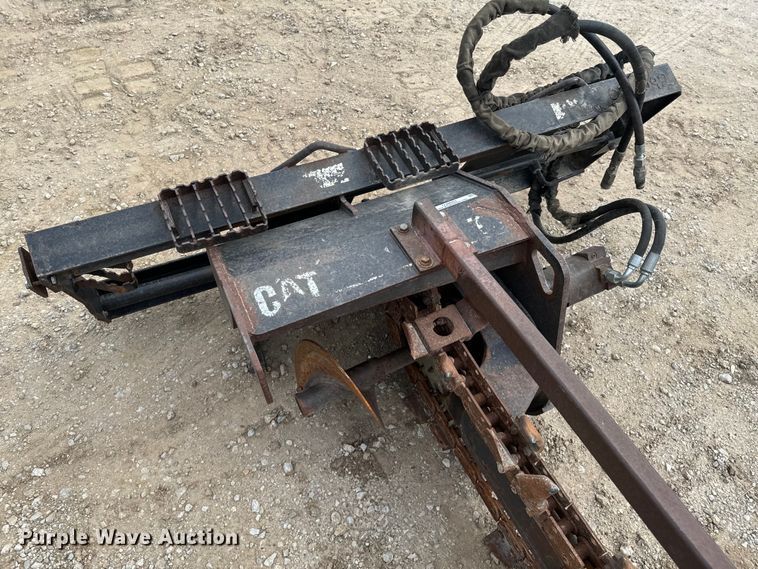 image for item OJ9683 Caterpillar T9 skid steer trencher