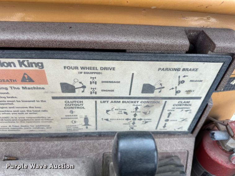 image for item OM9265 Case 580SK  backhoe