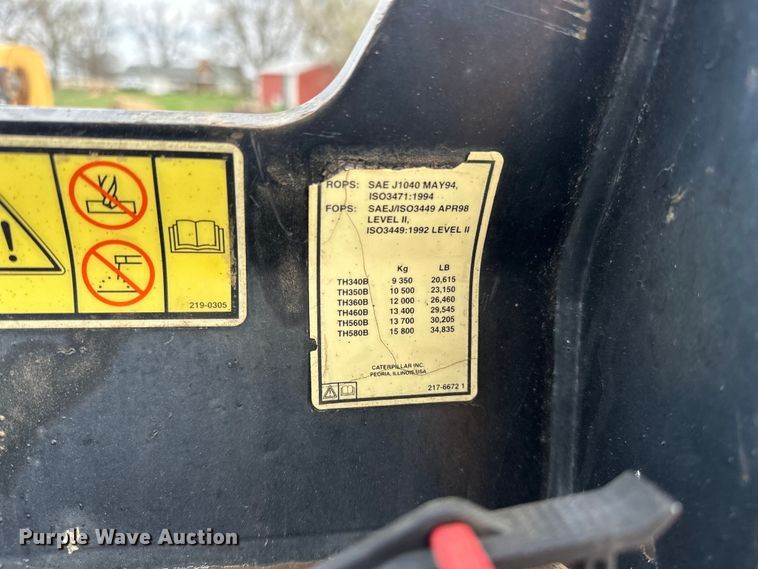 image for item OM9270 2004 Caterpillar  TH360B telehandler