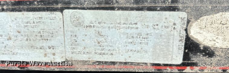 image for item OM9963 2015 Maxey  utility trailer