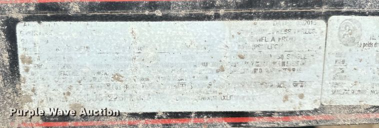 image for item OM9963 2015 Maxey  utility trailer