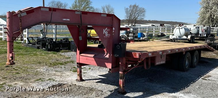image for item OM9967 2012 Kerr-Bilt tilt deck equipment trailer