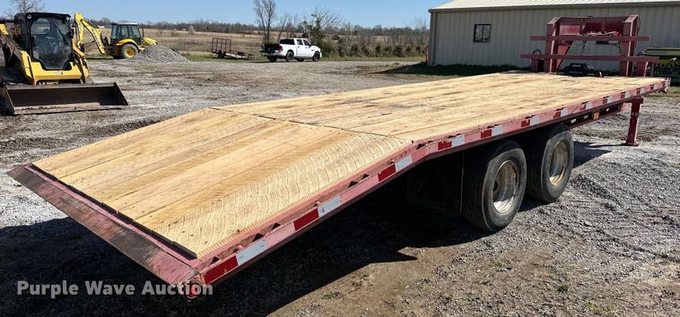 image for item OM9967 2012 Kerr-Bilt tilt deck equipment trailer