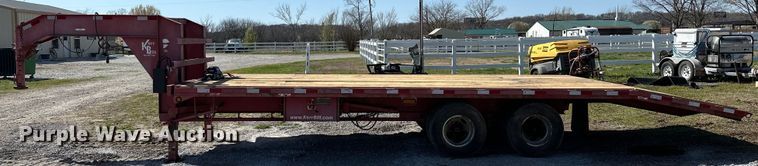image for item OM9967 2012 Kerr-Bilt tilt deck equipment trailer