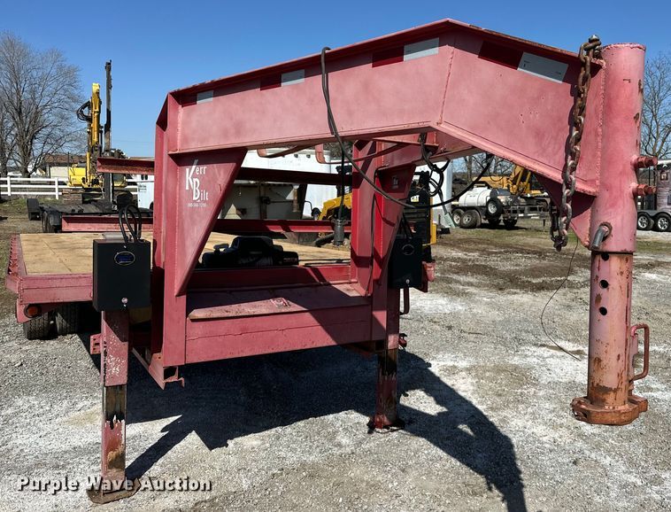 image for item OM9967 2012 Kerr-Bilt tilt deck equipment trailer