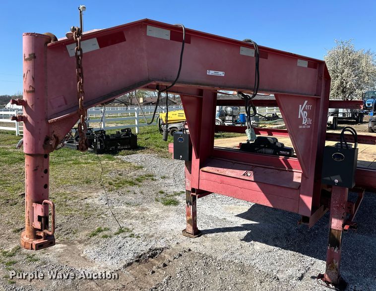 image for item OM9967 2012 Kerr-Bilt tilt deck equipment trailer