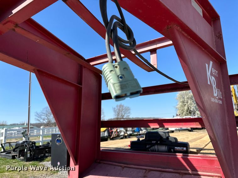 image for item OM9967 2012 Kerr-Bilt tilt deck equipment trailer