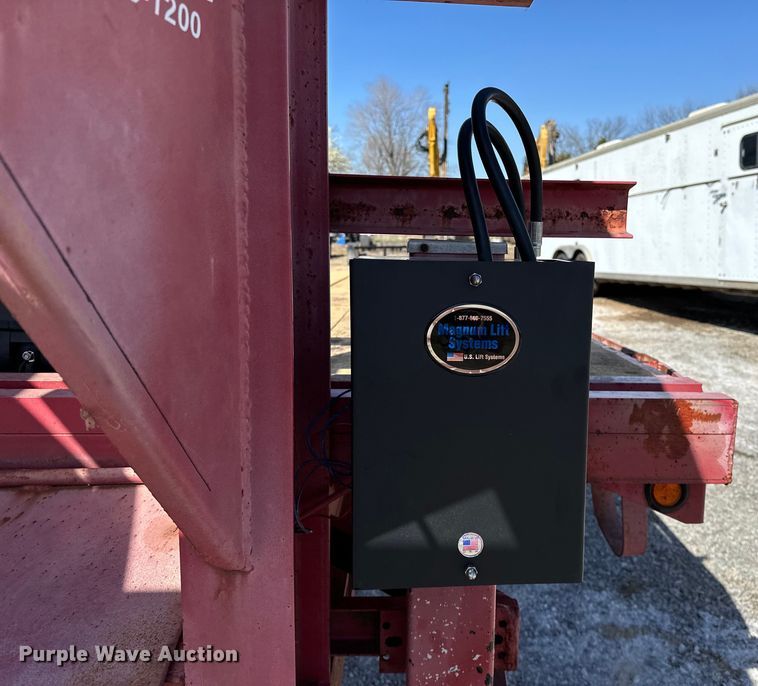 image for item OM9967 2012 Kerr-Bilt tilt deck equipment trailer