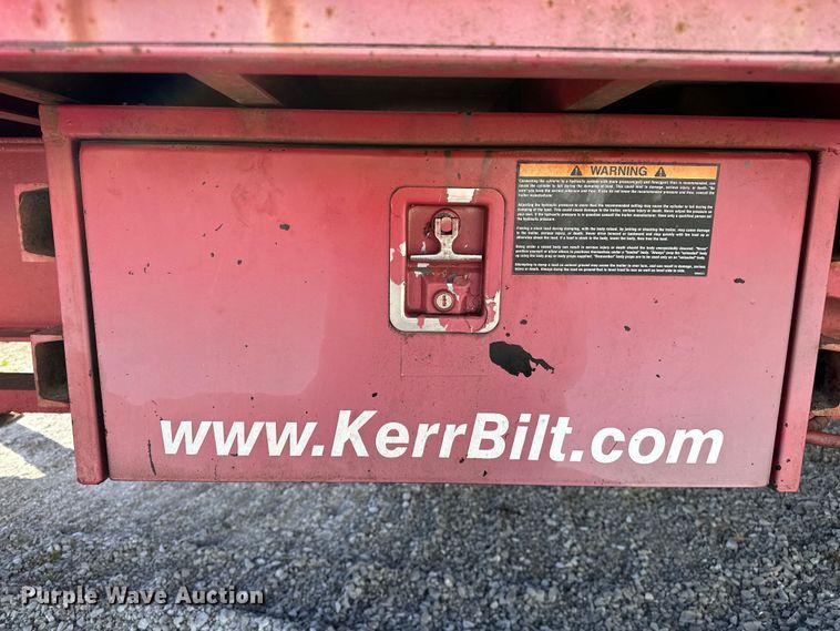 image for item OM9967 2012 Kerr-Bilt tilt deck equipment trailer