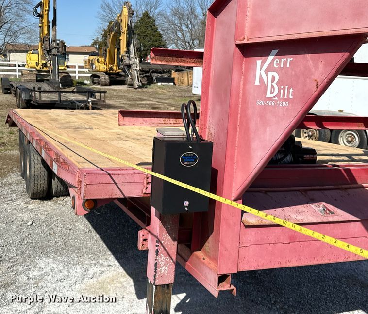 image for item OM9967 2012 Kerr-Bilt tilt deck equipment trailer