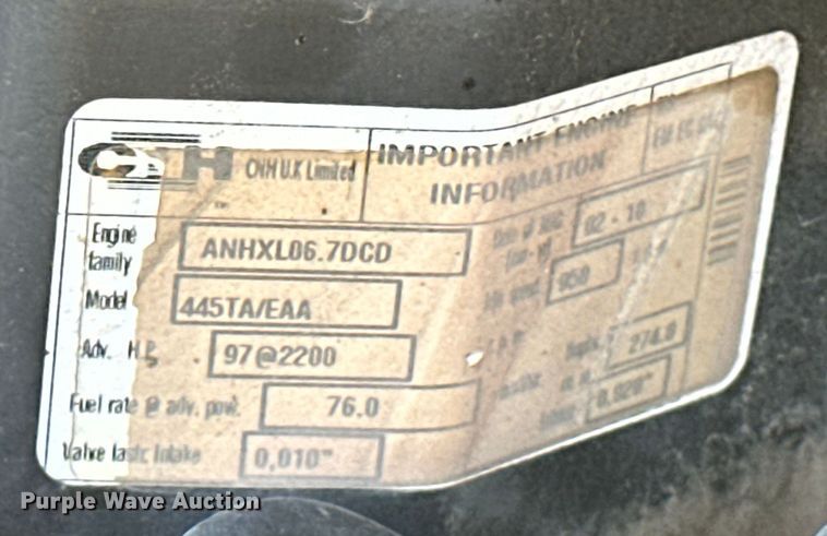 image for item OM9983 2010 New Holland  B95B backhoe