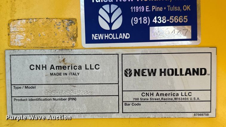 image for item OM9983 2010 New Holland  B95B backhoe