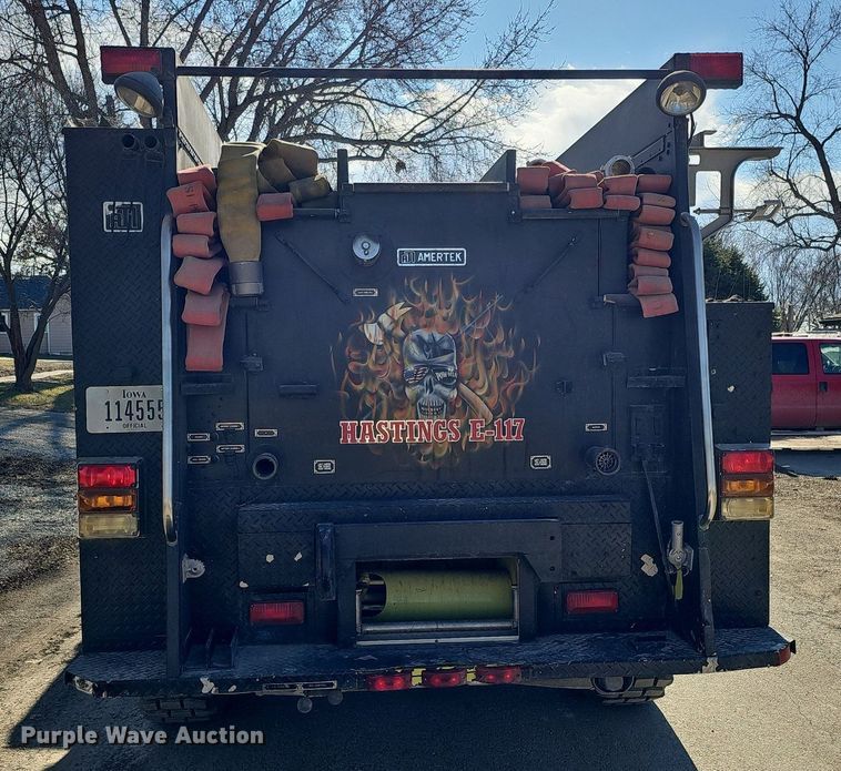 image for item DK0551 1989 Amertek M2500L fire truck