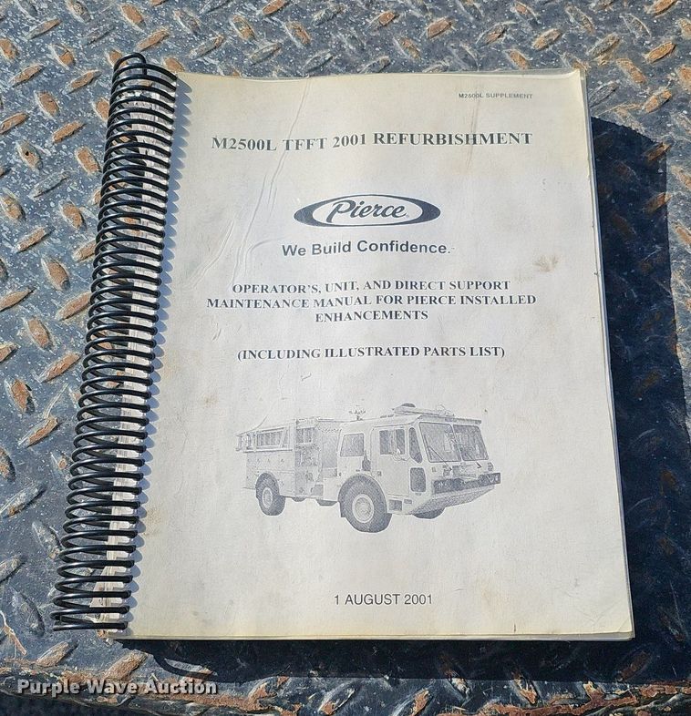 image for item DK0551 1989 Amertek M2500L fire truck