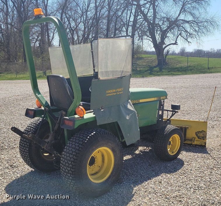 image for item DK4229 1995 John Deere 855 MFWD tractor