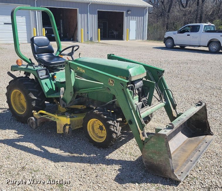 image for item DK4230 1995 John Deere 855 MFWD tractor