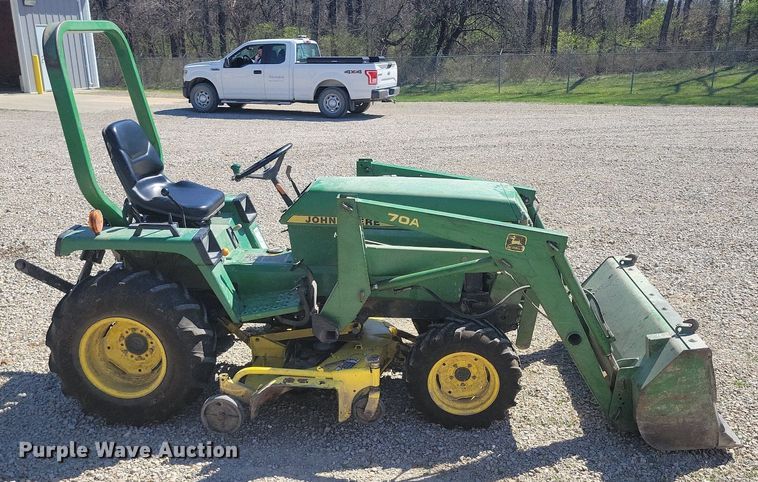 image for item DK4230 1995 John Deere 855 MFWD tractor