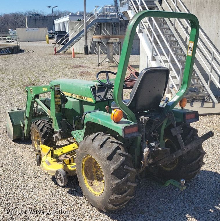 image for item DK4230 1995 John Deere 855 MFWD tractor